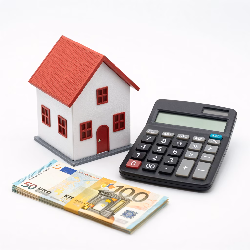 Documents d'assurance emprunteur et calculatrice pour comparer les tarifs