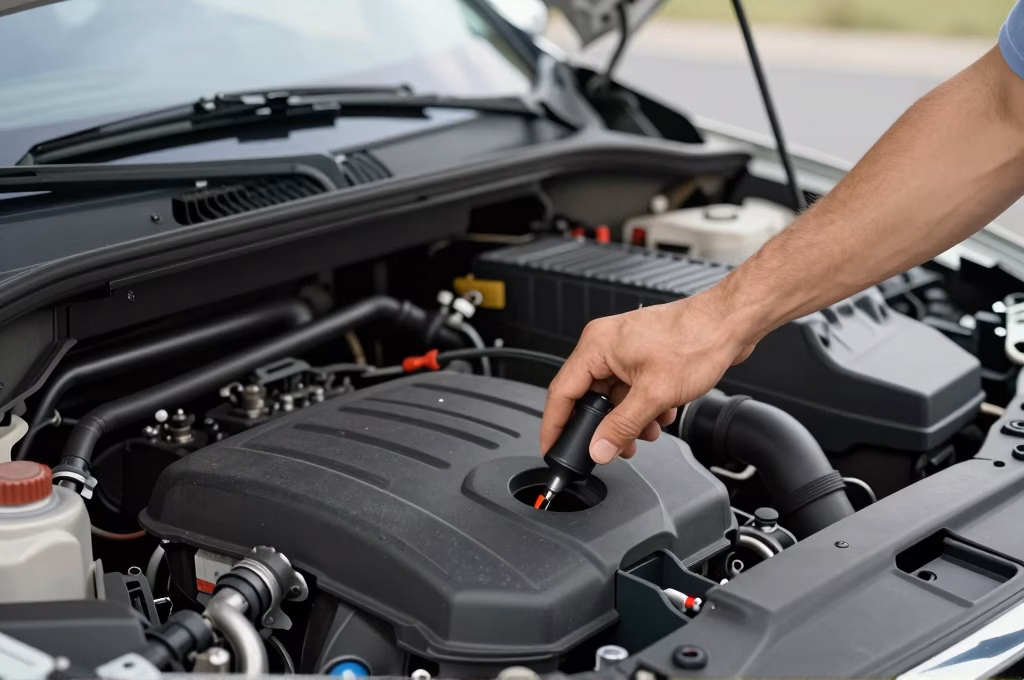 Inspection du moteur et vérification des niveaux lors de l'achat d'une voiture d'occasion